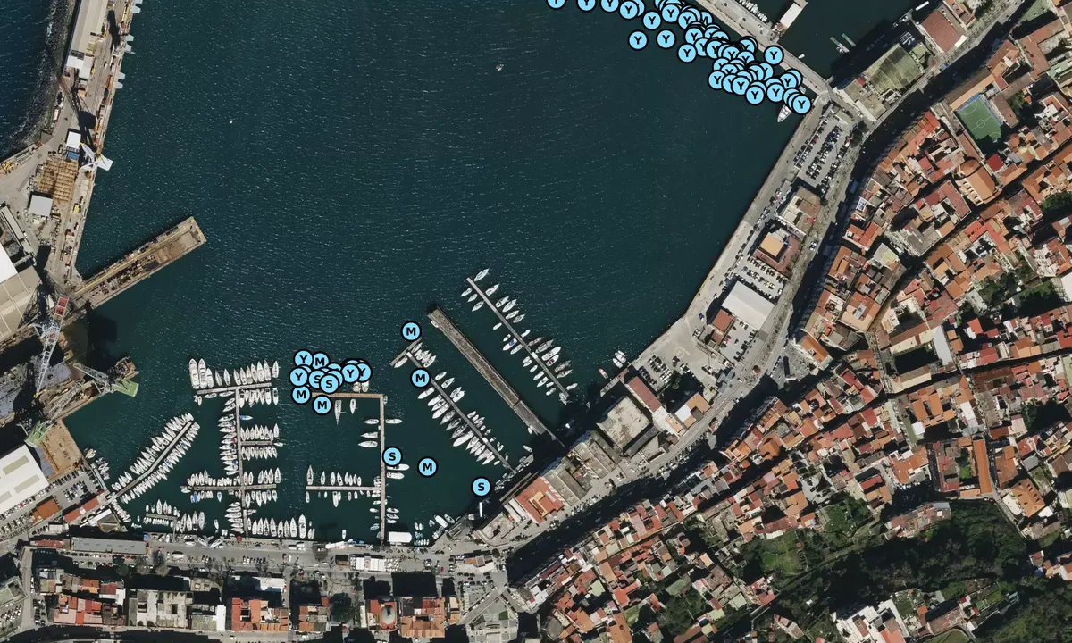 Satelite image of Pontile San Catello