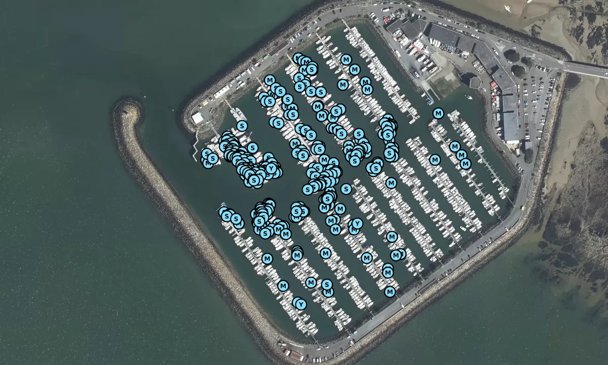 Satelite image of Pornichet Marina - Port de Plaisance de Pornichet