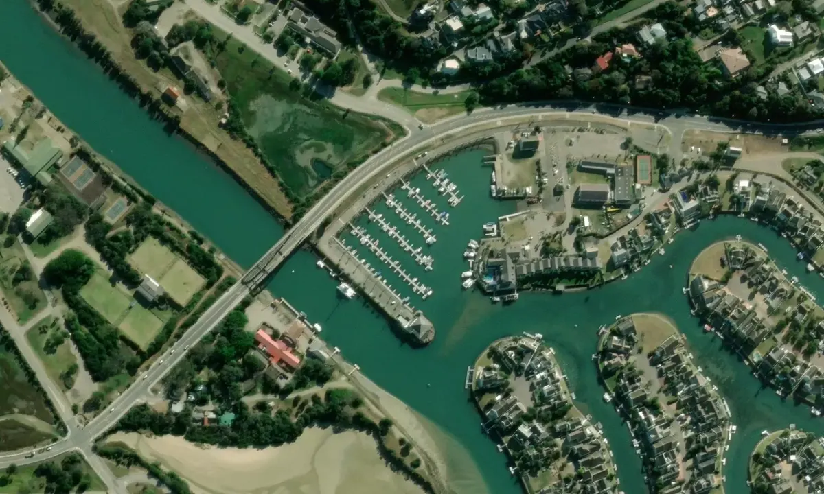 Satelite image of Port Alfred Small Boat Harbour