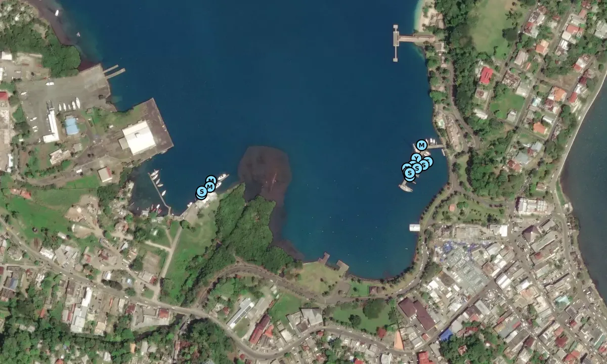 Satelite image of Port Antonio
