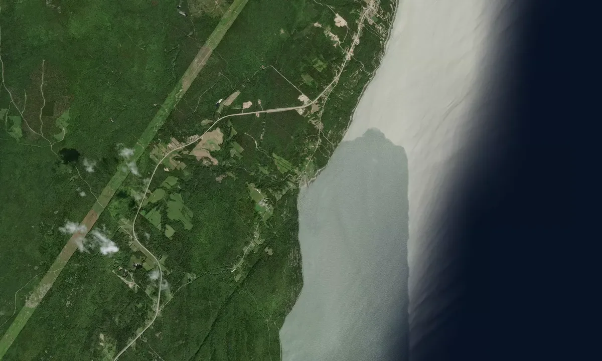 Flyfoto av Port-au-Persil
