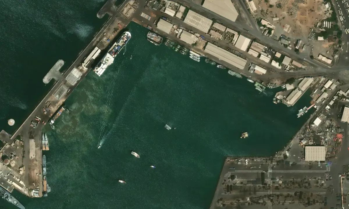 Satelite image of Port Autonome de Djibouti