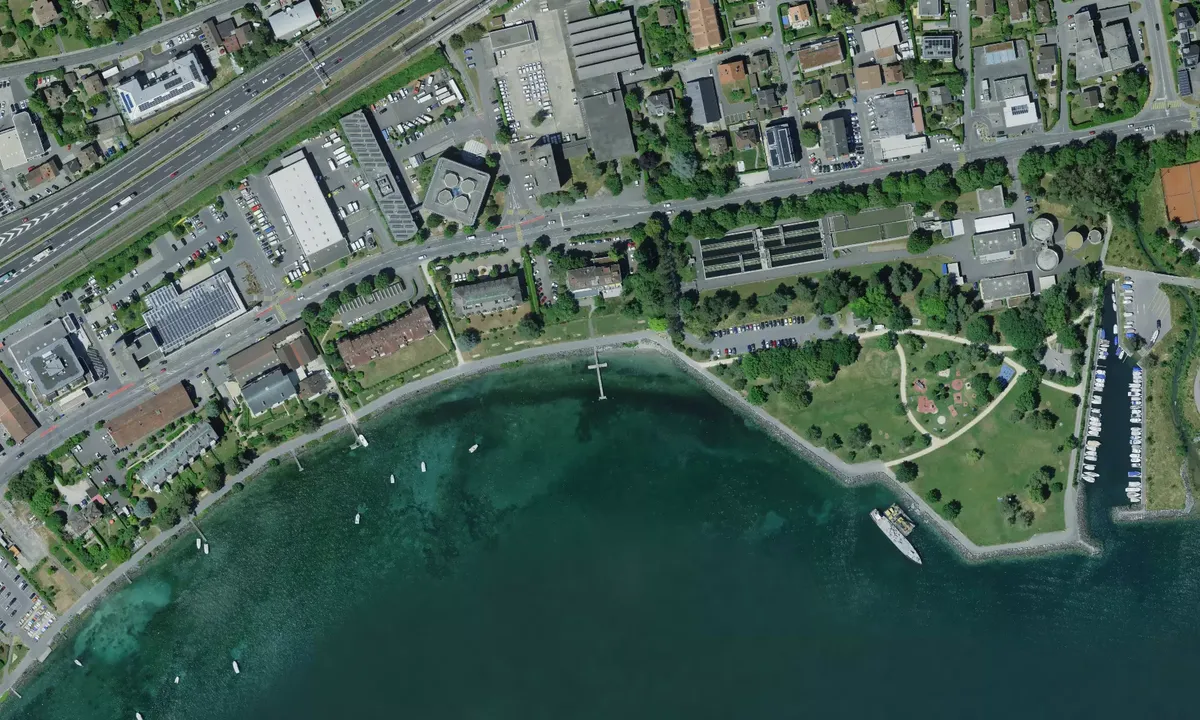 Satelite image of Port Baie de l'Eglise