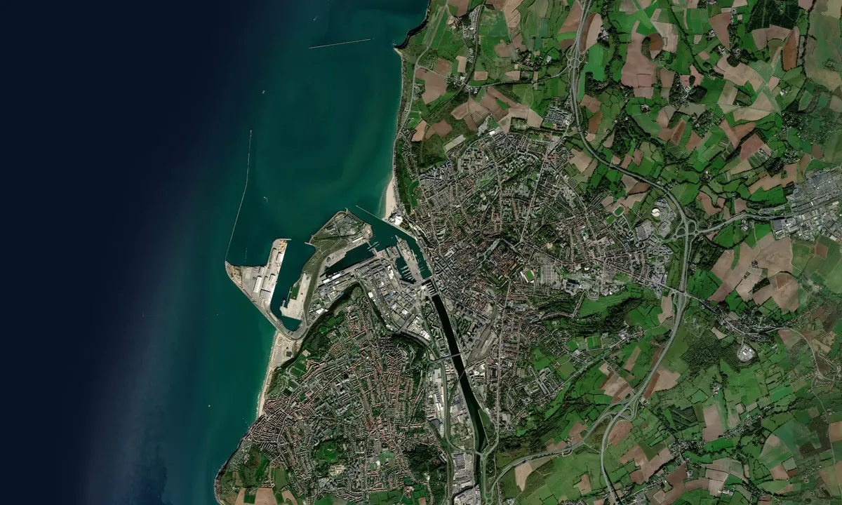 Flyfoto av Port Boulogne sur Mer