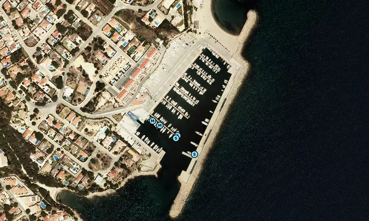 Satelite image of Port Calafat