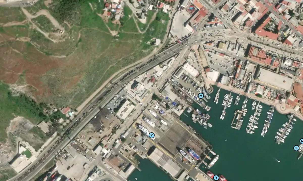 Satelite image of Port Captain
