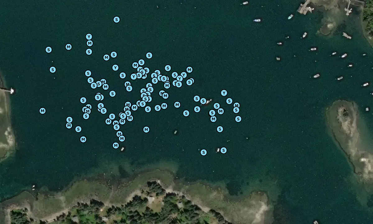 Satelite image of Port Clyde North