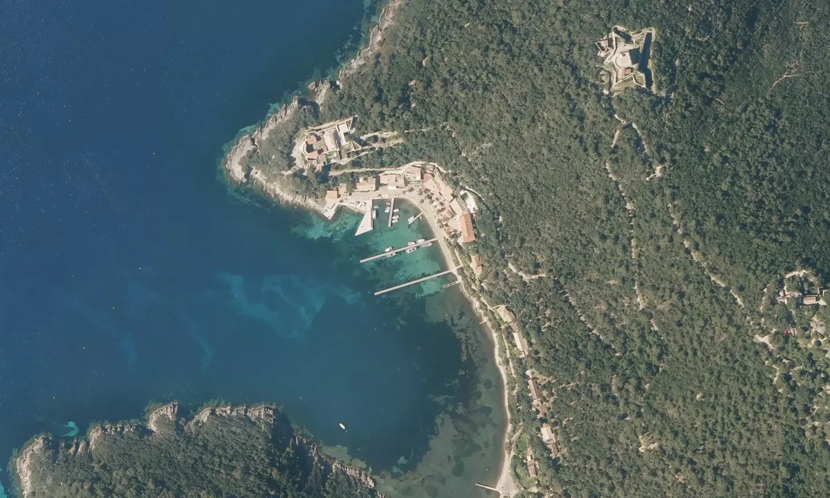 Flyfoto av Port Cros