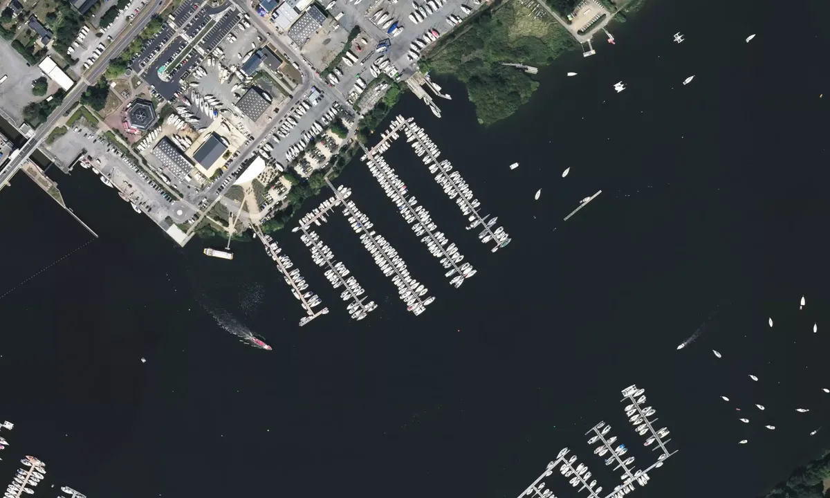 Flyfoto av Port d'Arzal-Camoël