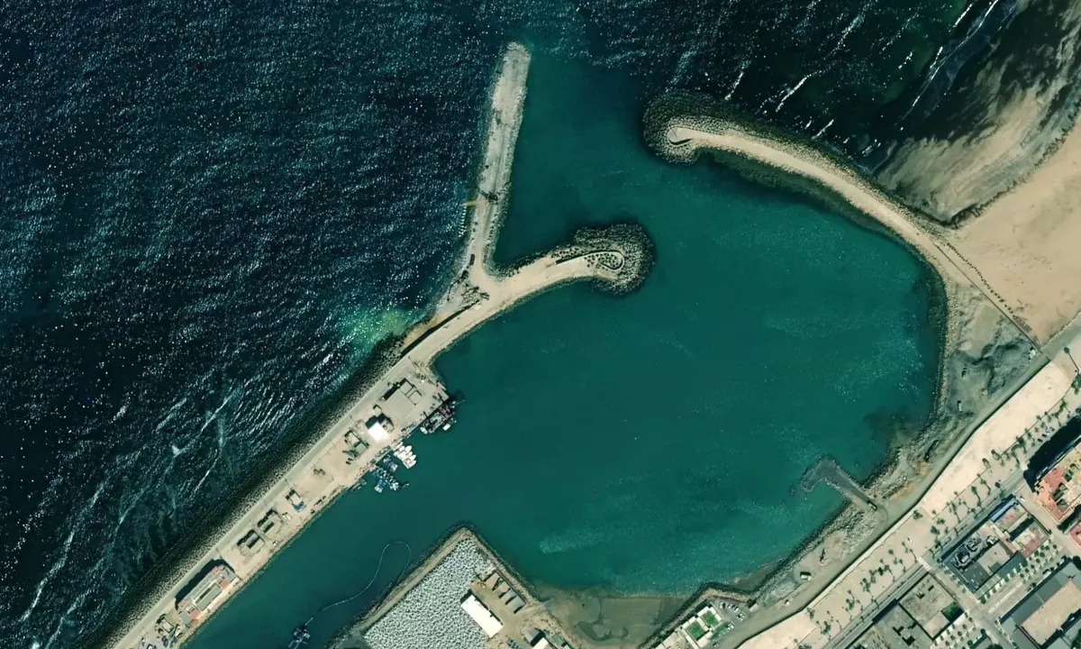 Satelite image of Port d'Asilah