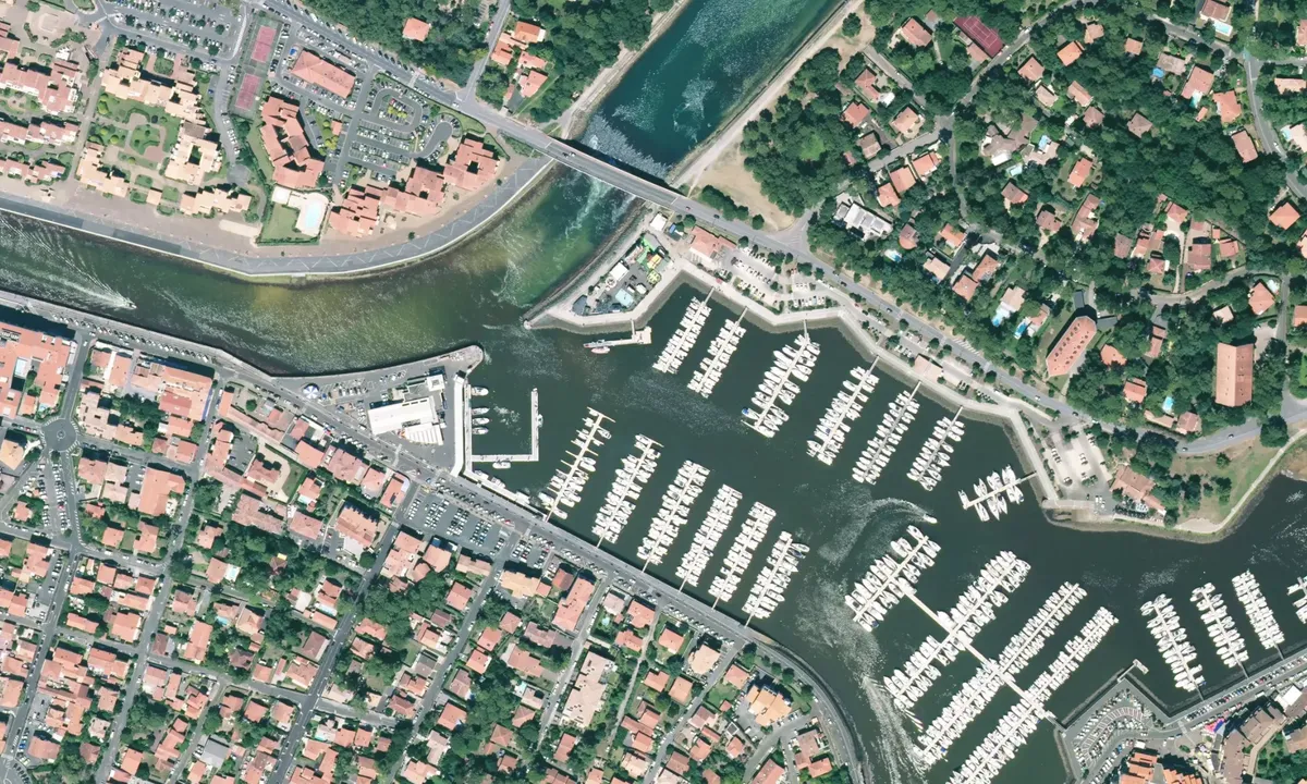 Flyfoto av Port de Capbreton