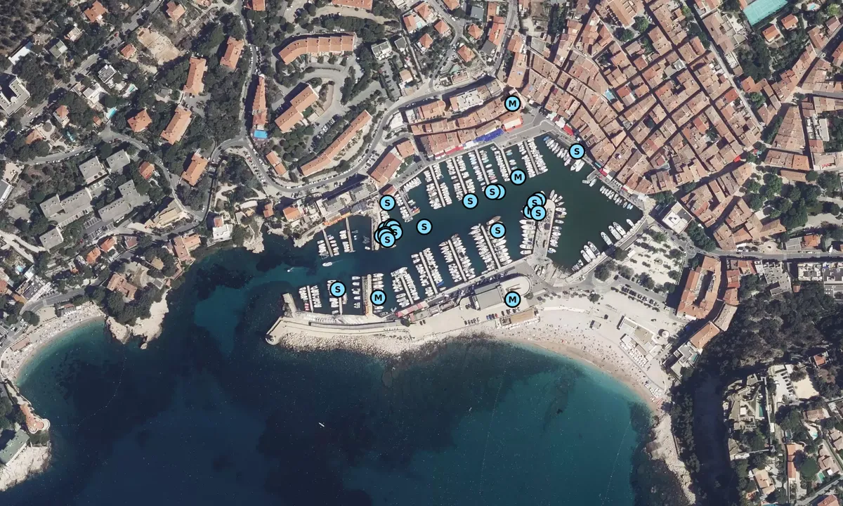 Satelite image of Port de Cassis
