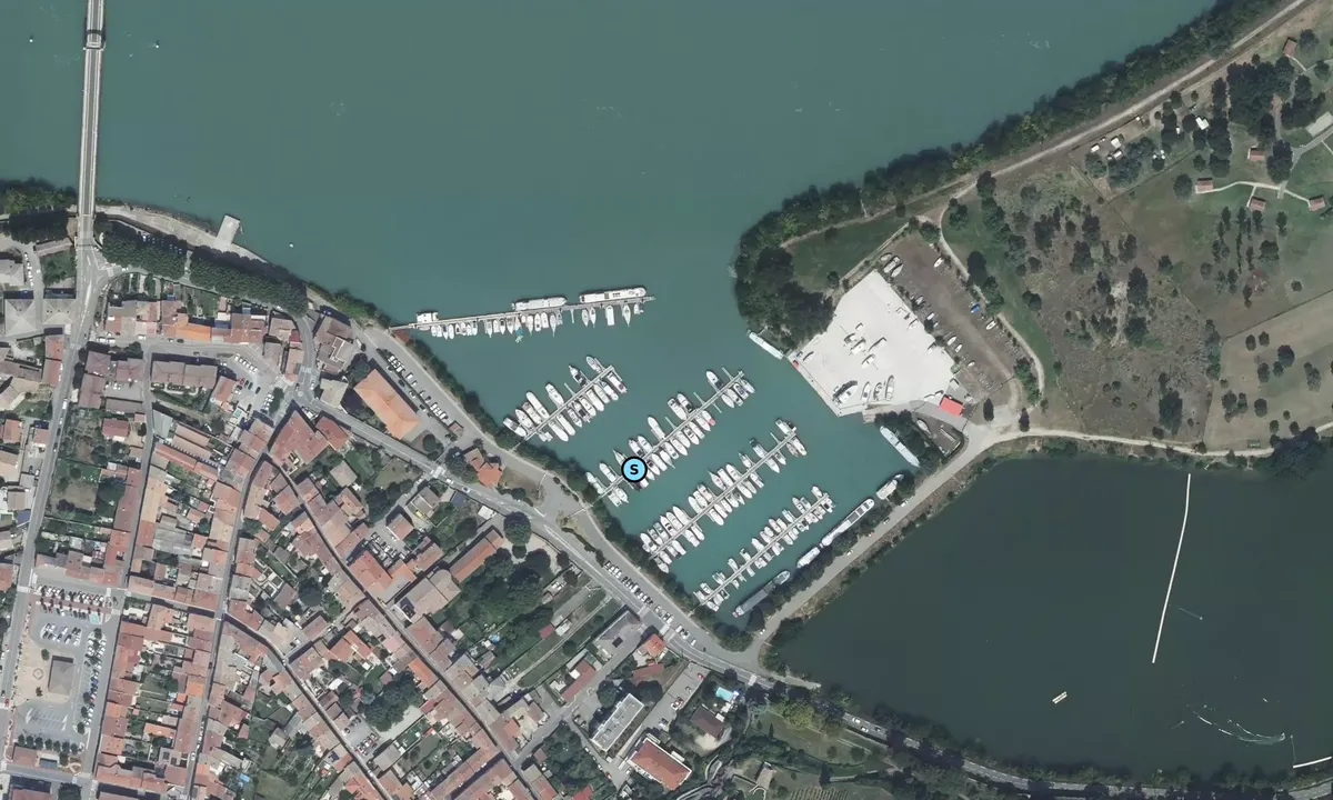 Satelite image of Port de Condrieu - Les Roches