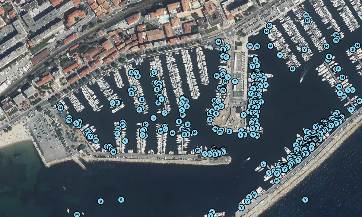 Satelite image of Port de Golfe-Juan