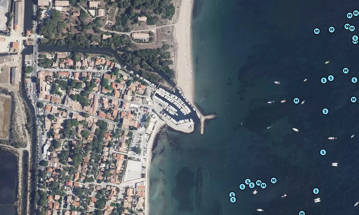 Satelite image of Port de la Capte