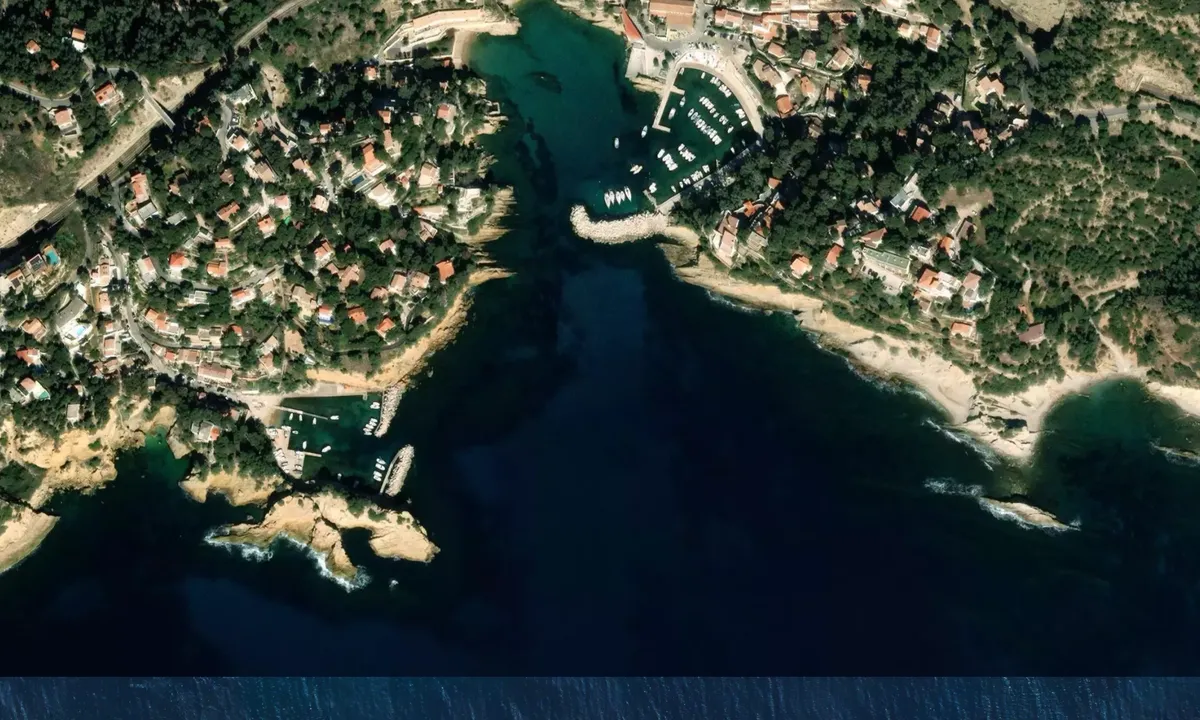 Flyfoto av Port de la Redonne