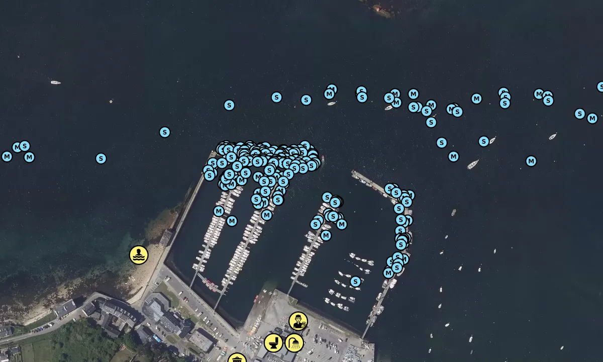 Satelite image of Port de l'Aberwrac'h