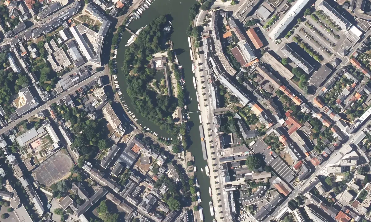 Satelite image of Port de l'Erdre