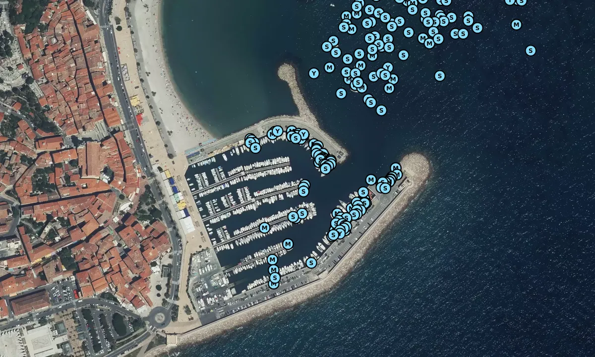 Satelite image of Port de Menton