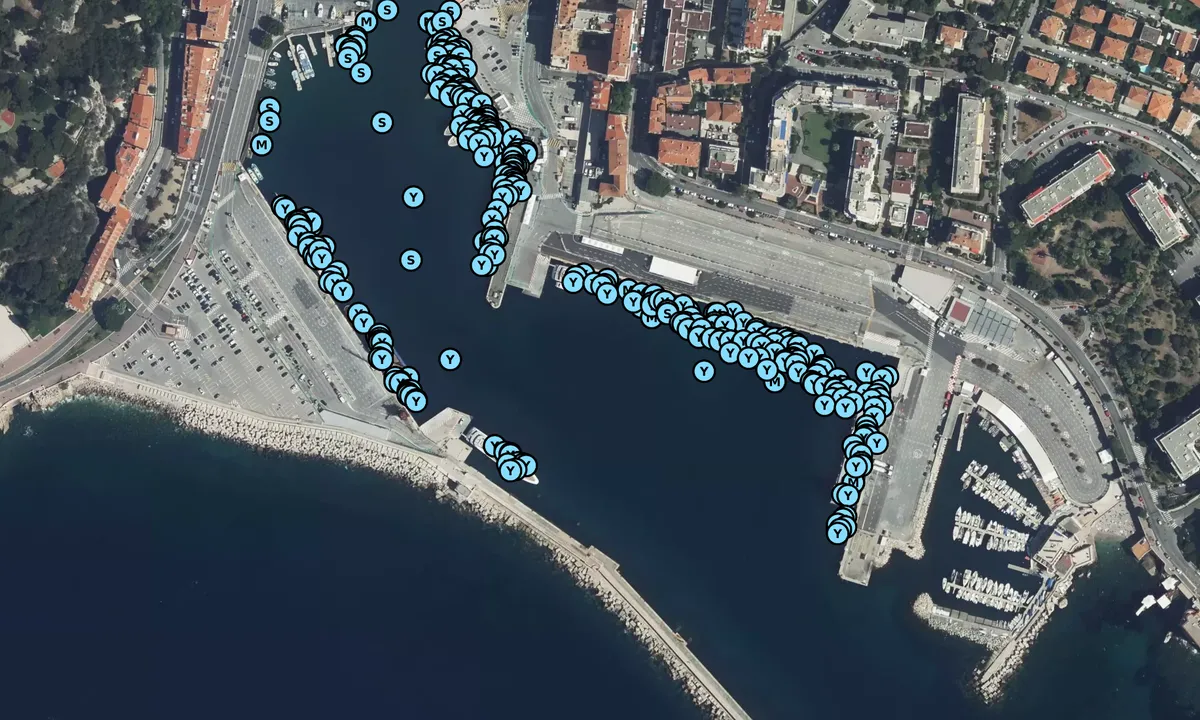 Satelite image of Port de Nice