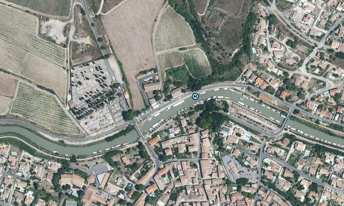 Satelite image of Port de Plaisance Capestang 