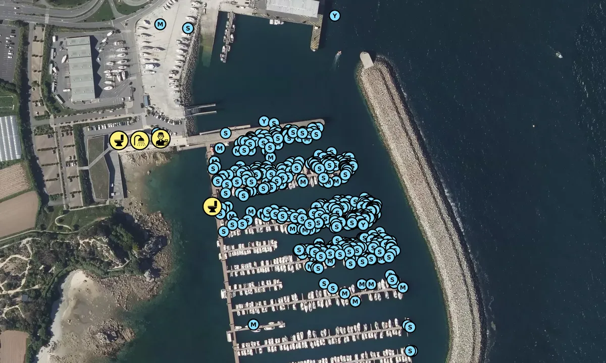 Satelite image of Port de plaisance de Roscoff-Bloscon