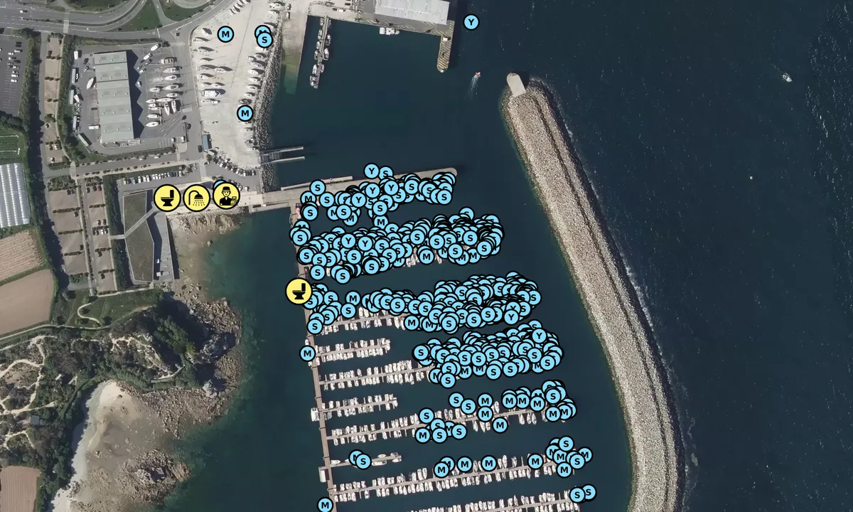 Satelite image of Port de plaisance de Roscoff-Bloscon
