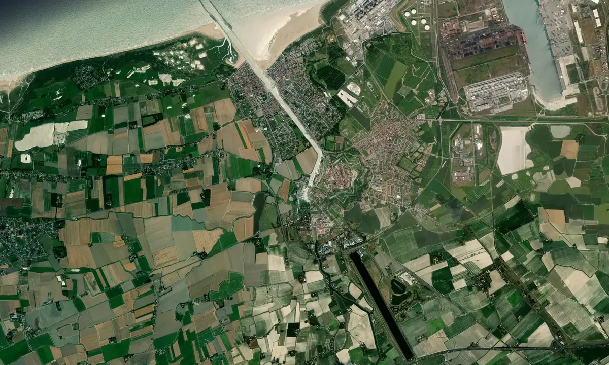 Flyfoto av Port de Plaisance Gravelines