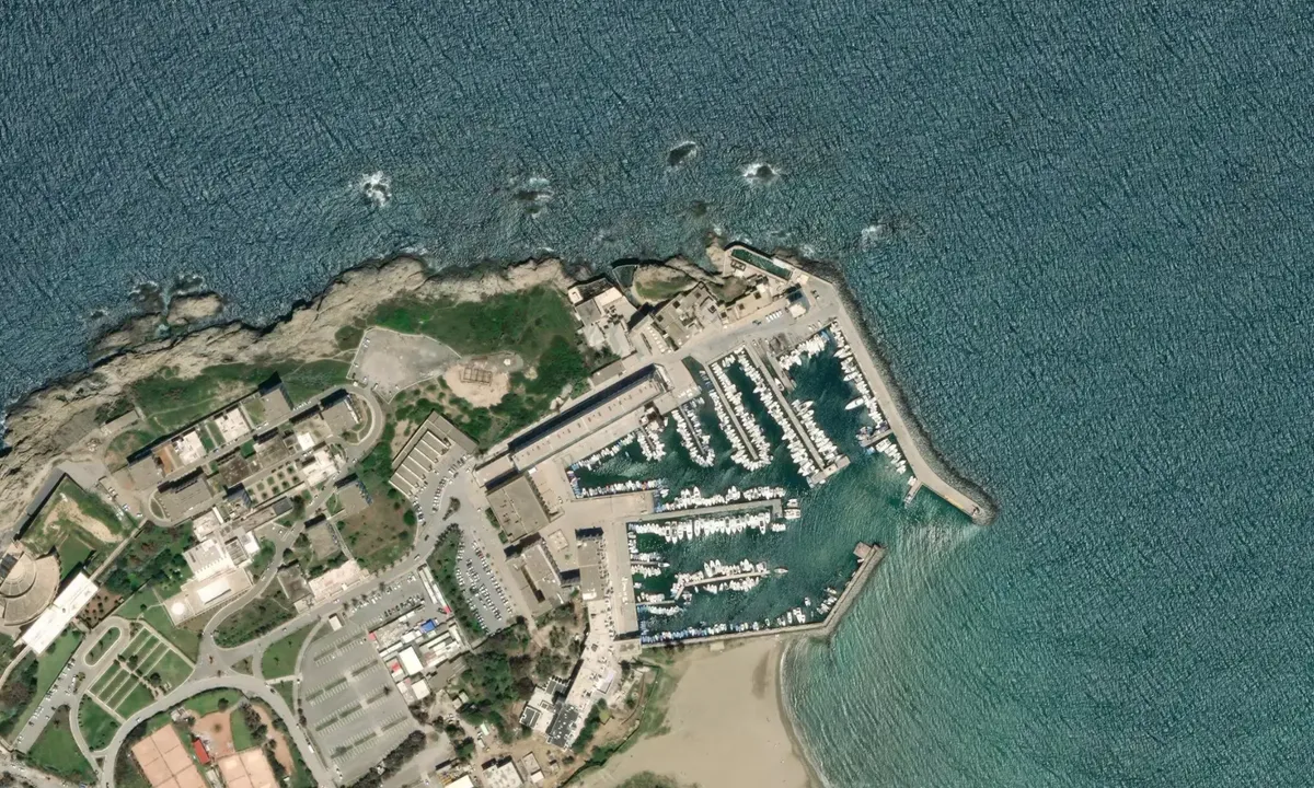 Flyfoto av Port de Sidi Fredj