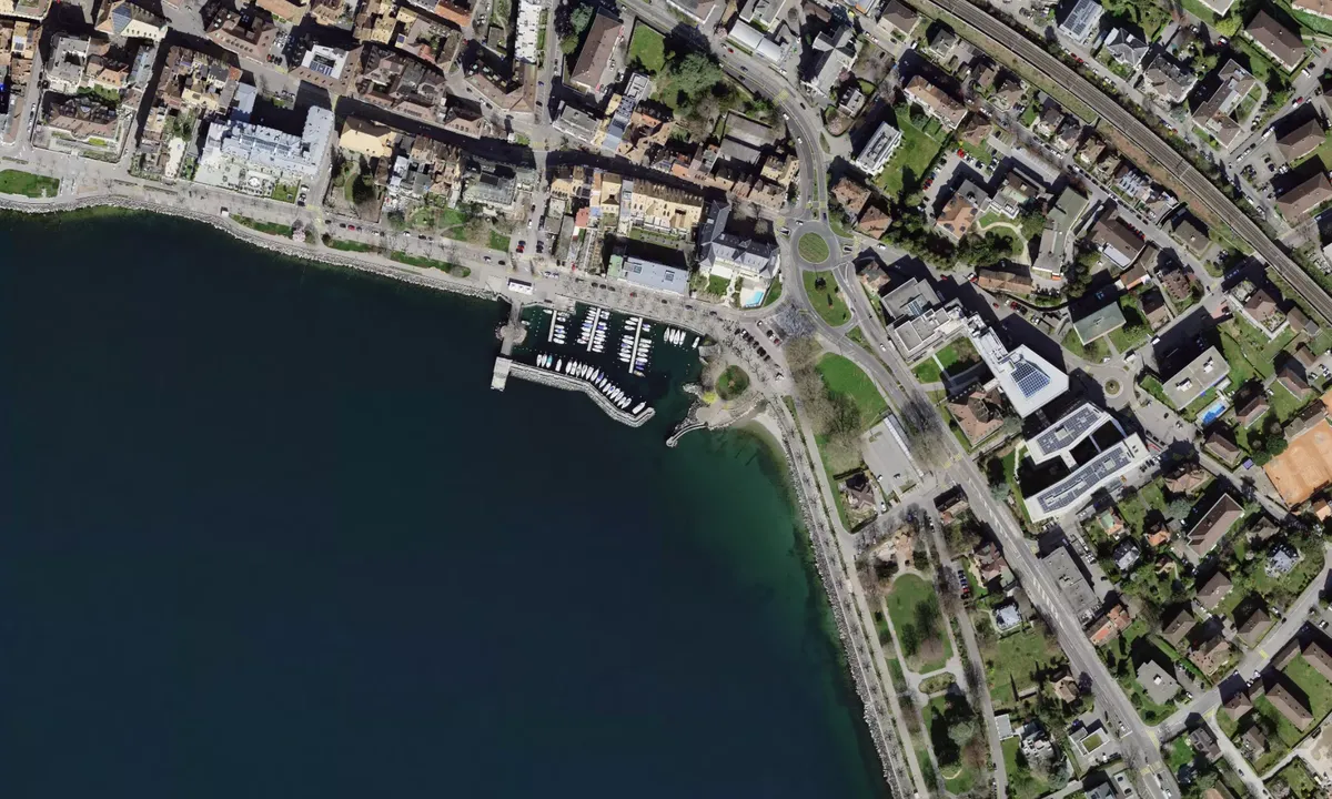 Flyfoto av Port de Vevey
