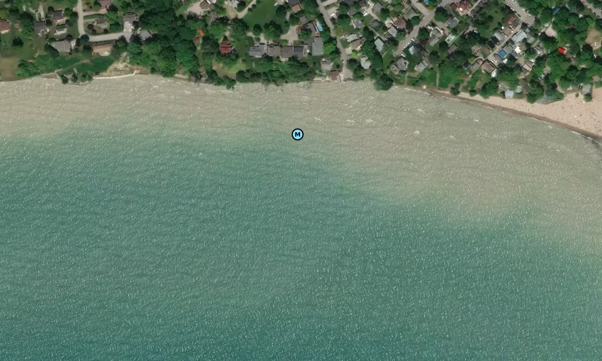 Flyfoto av Port Dover Beach anchorage