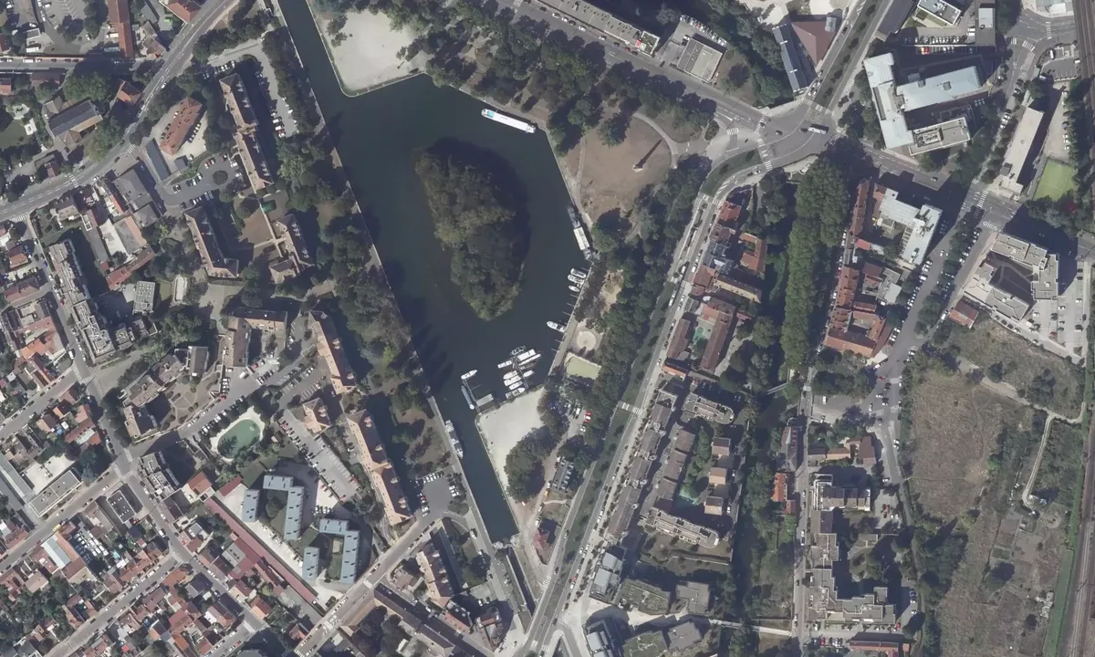 Satelite image of Port du Canal - Dijon