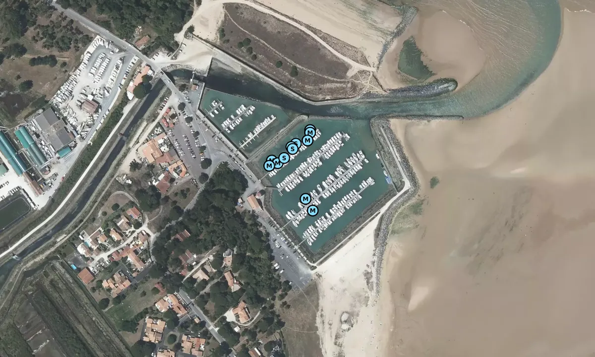 Satelite image of Port du Douhet