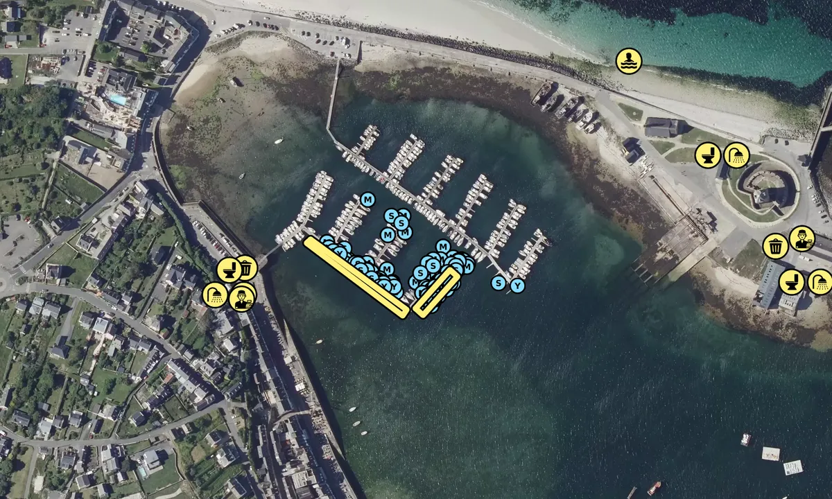 Satelite image of Port du Notic - Camaret sur Mer