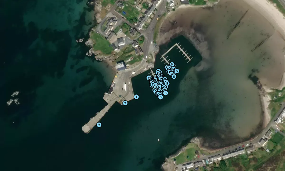 Satelite image of Port Ellen
