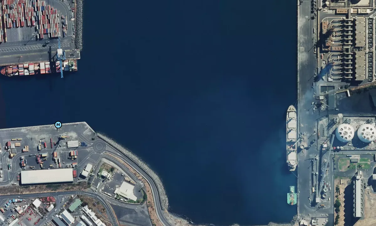 Satelite image of Port Est