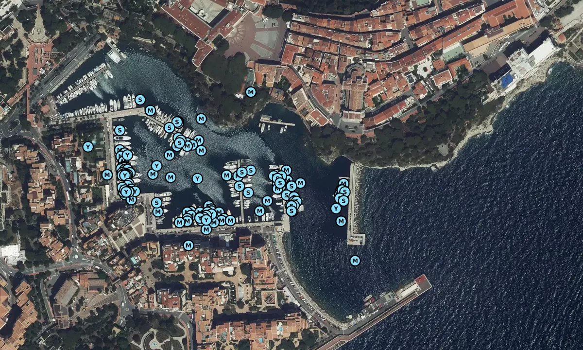 Satelite image of Port Fontvielle