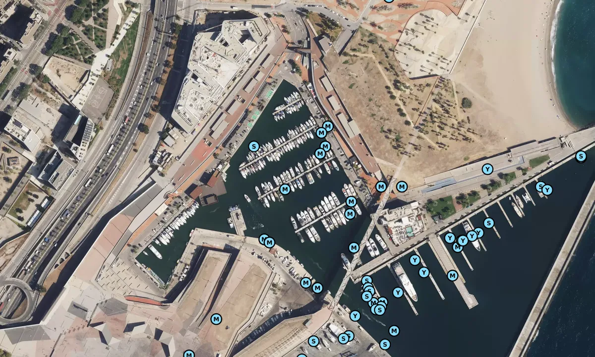 Satelite image of Port Forum - Sant Adrià de Besòs