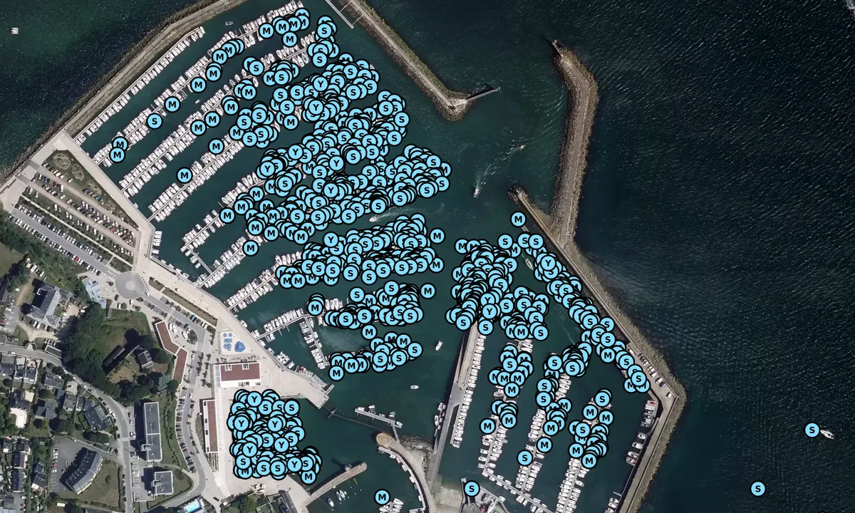 Satelite image of Port Haliguen