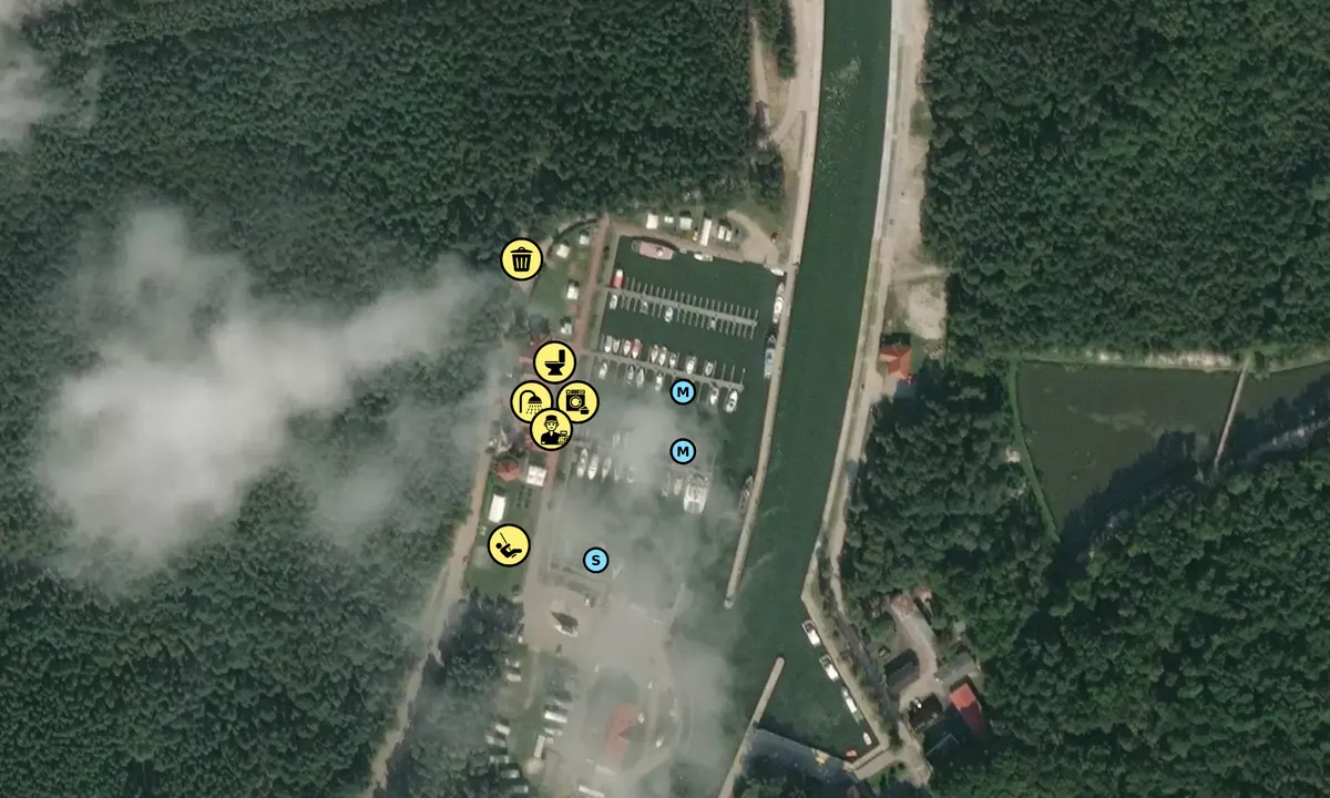 Satelite image of Port Jachtowy Leba