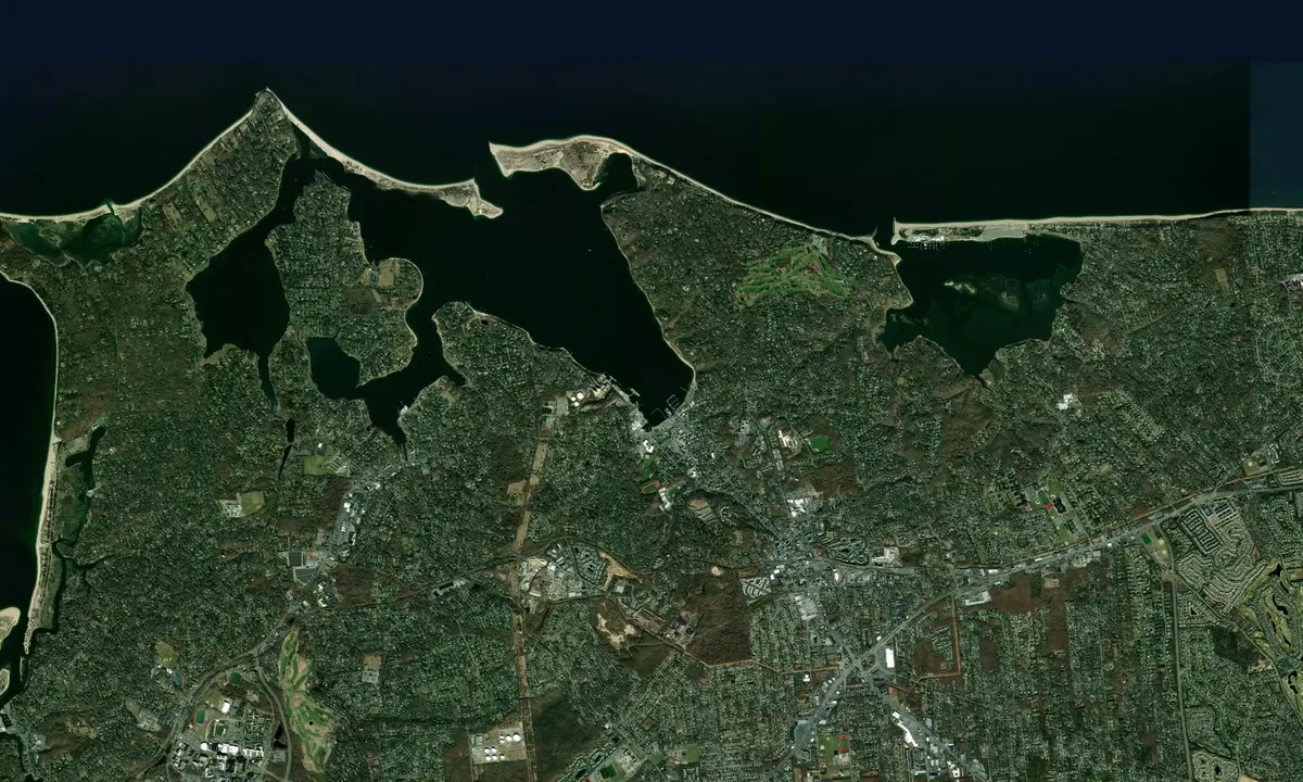 Flyfoto av Port Jefferson Town Marina