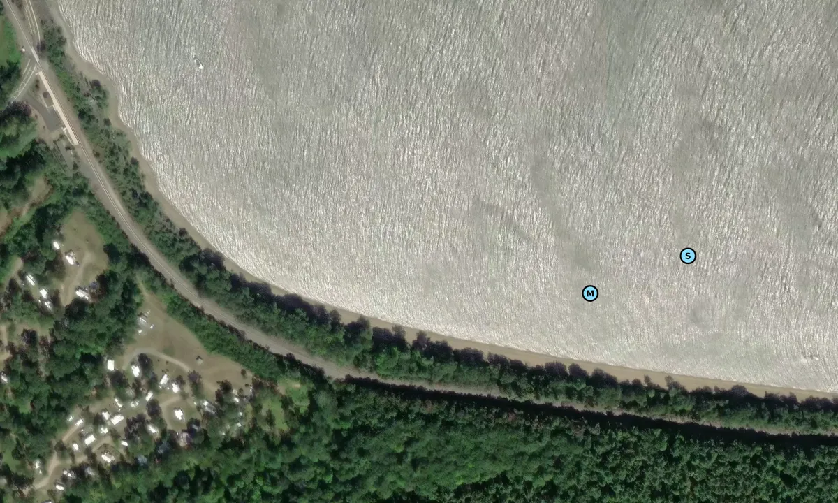 Satelite image of Port Kent
