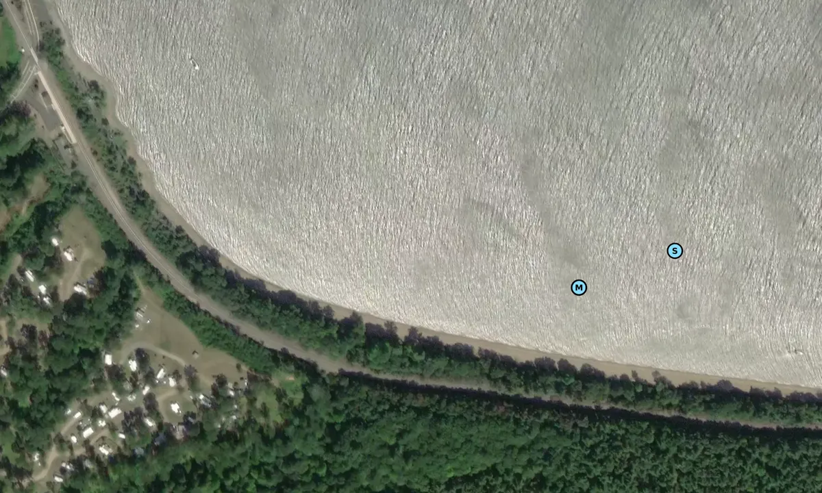 Satelite image of Port Kent