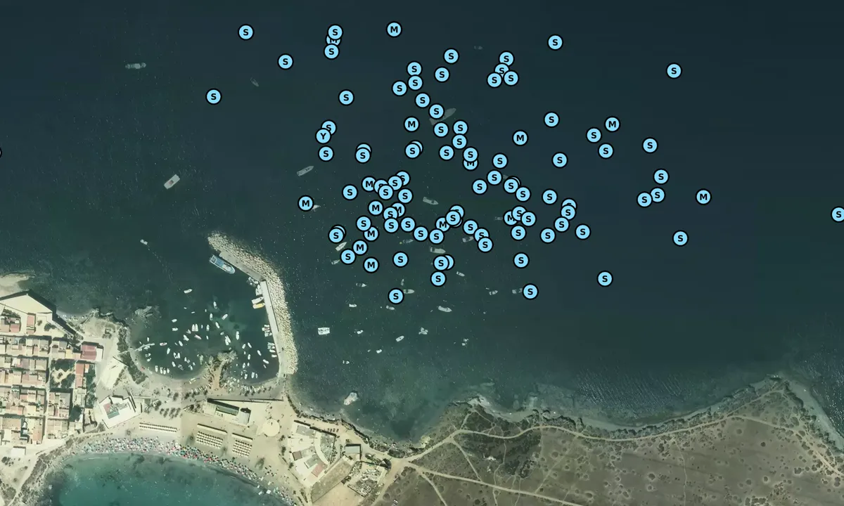 Satelite image of Port la Mina