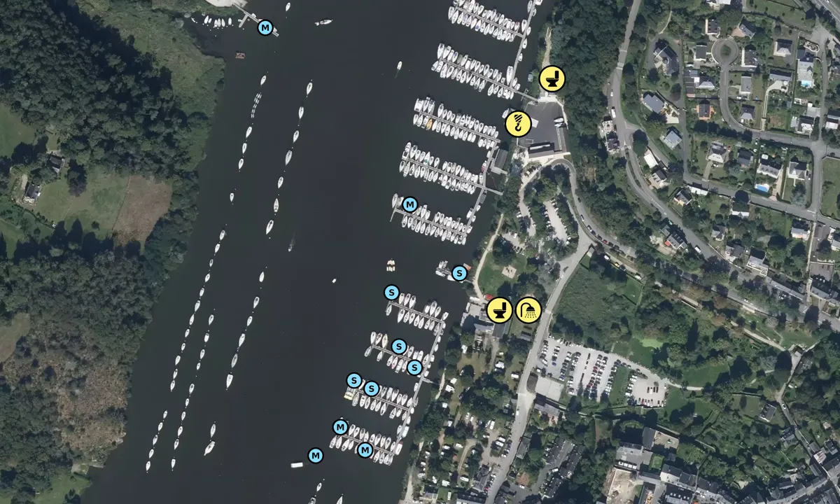 Satelite image of Port La Roche Bernard