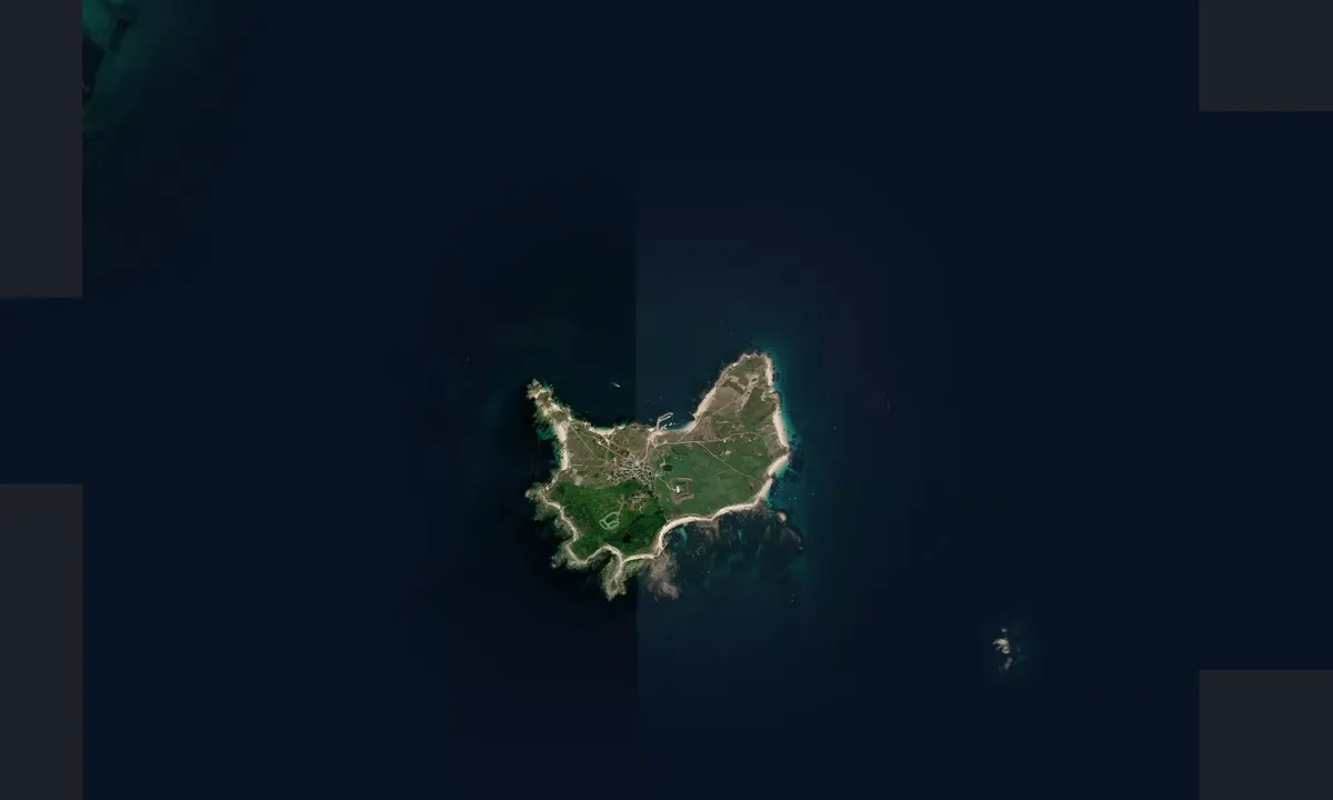 Flyfoto av Port l'Argol