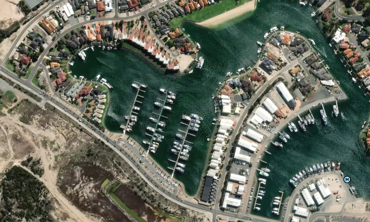 Satelite image of Port Lincoln Marina 1