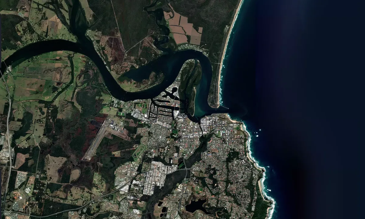 Flyfoto av Port Macquarie Marina