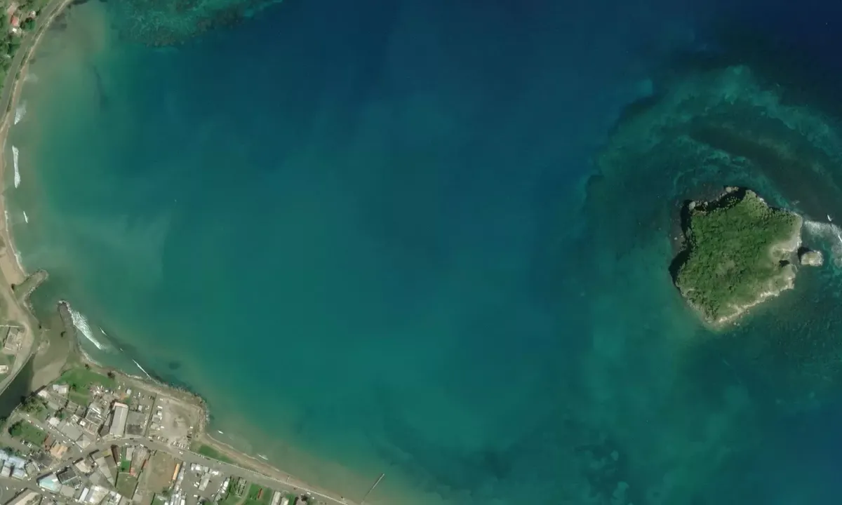 Satelite image of Port Maria