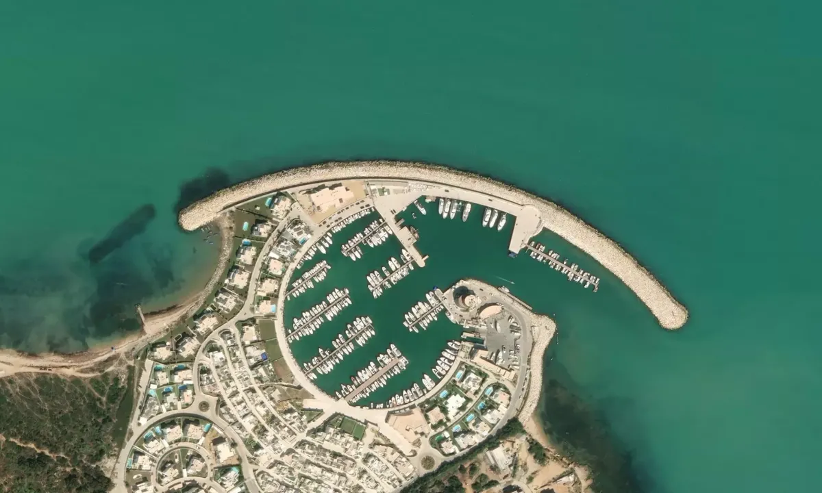 Flyfoto av Port Marina de Gammarth
